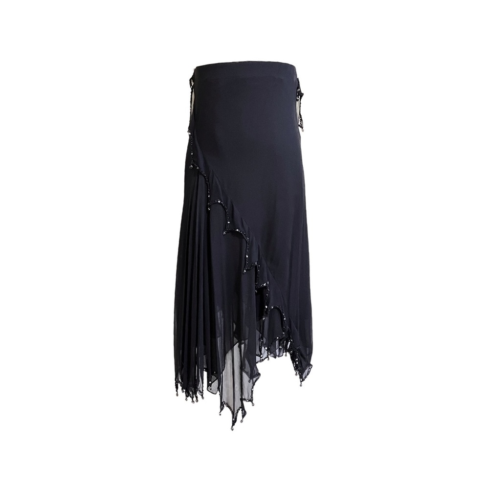 ROBERTO CAVALLI BEADED 3-PIECE LAYERED FAIRYCORE SKIRT